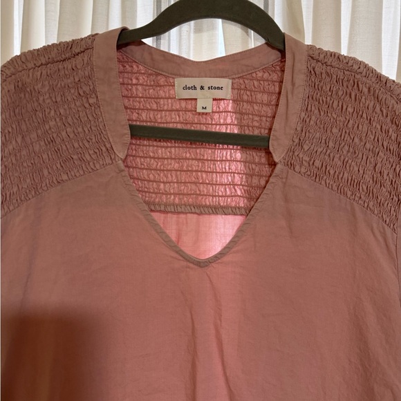 Cloth & Stone Boho V-Neck Long Sleeve Botton Cuff Blouse• Medium - Picture 2 of 5